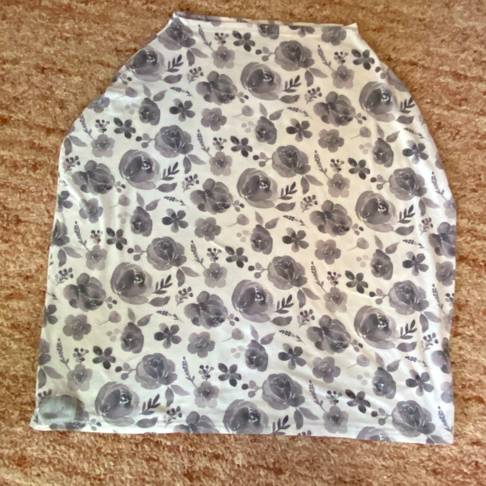 Copper pearl 5 in 1 floral nursing cover